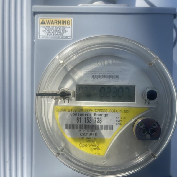 closeup shot of a meter with reading